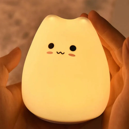 Squishy Cat LED Night Light